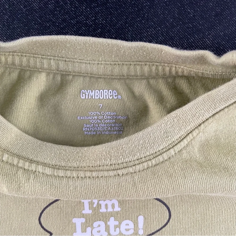 Gymboree Olive Elephant Long Sleeve Tee